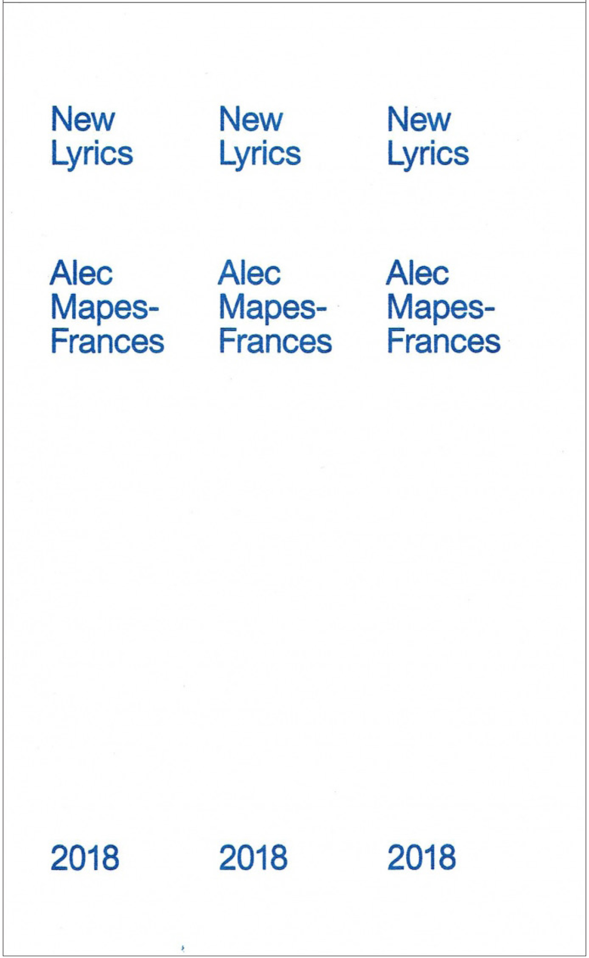 Alec Mapes-Frances —